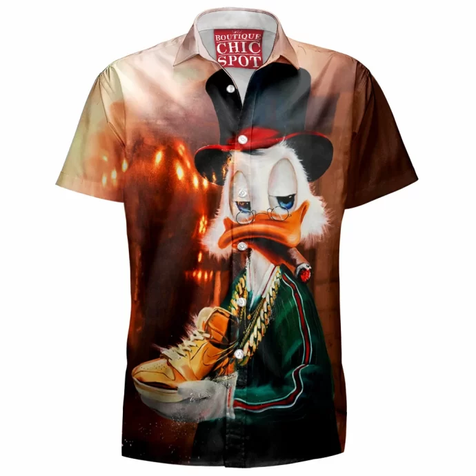 Scrooge McDuck Hawaiian Shirt