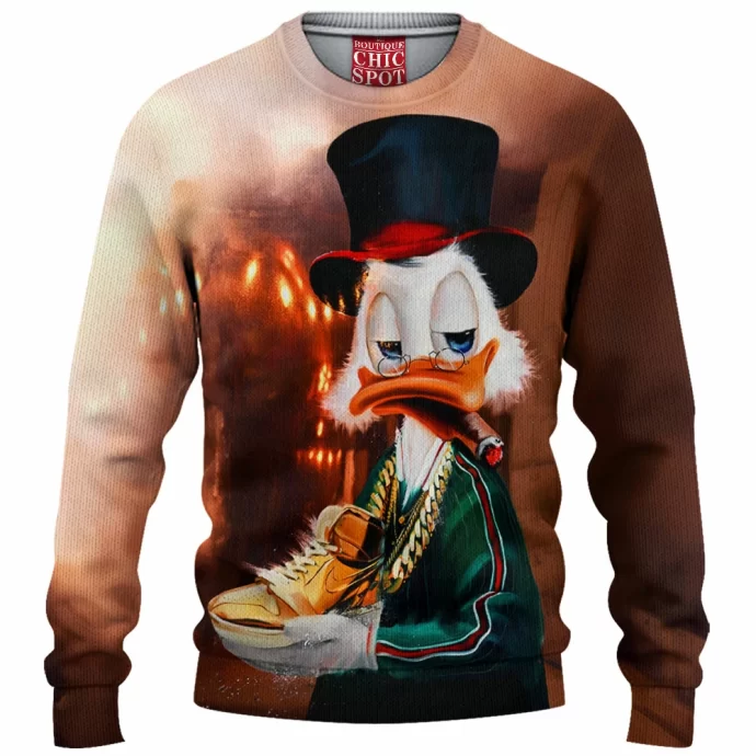 Scrooge McDuck Knitted Sweater