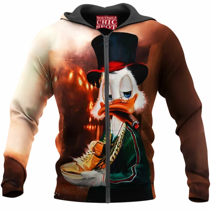 Scrooge McDuck Zip Hoodie