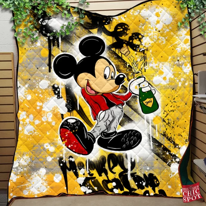 Mickey Mouse Quilt Blanket