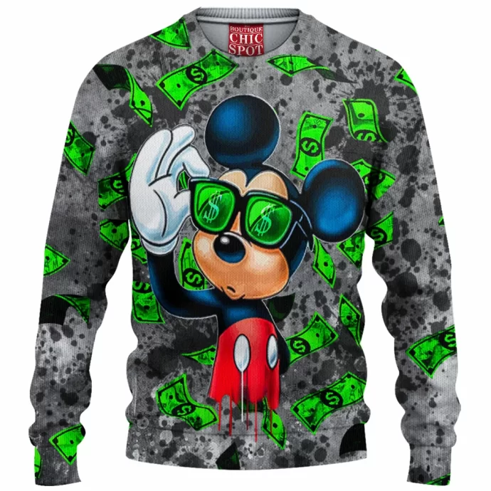 Mickey Mouse Knitted Sweater