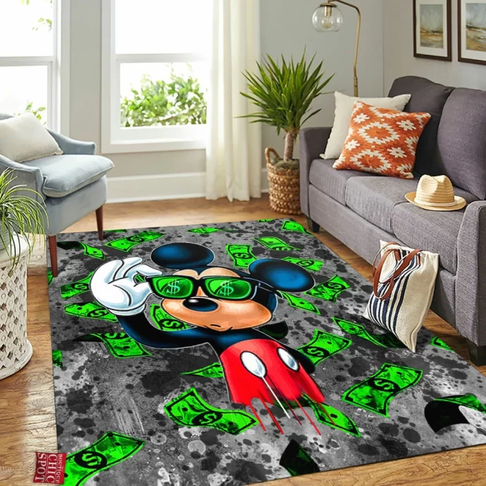 Mickey Mouse Rectangle Rug