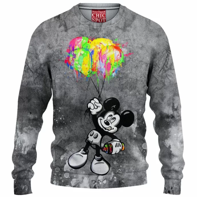 Mickey Mouse Knitted Sweater