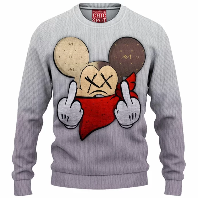 Mickey Mouse Knitted Sweater