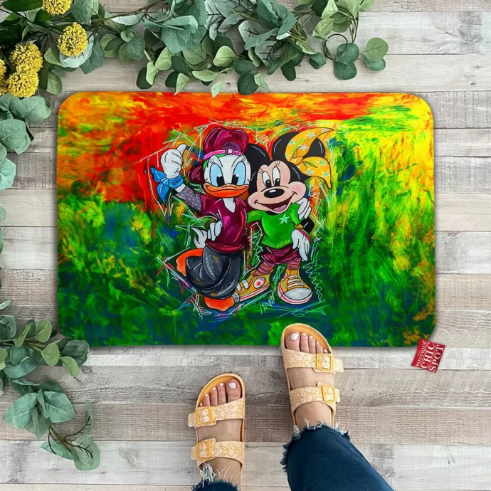 Daisy Duck Minnie Mouse Doormat