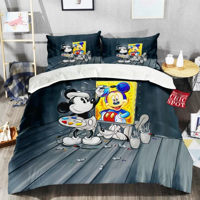 Mickey Mouse Pluto Disney Bedding Set