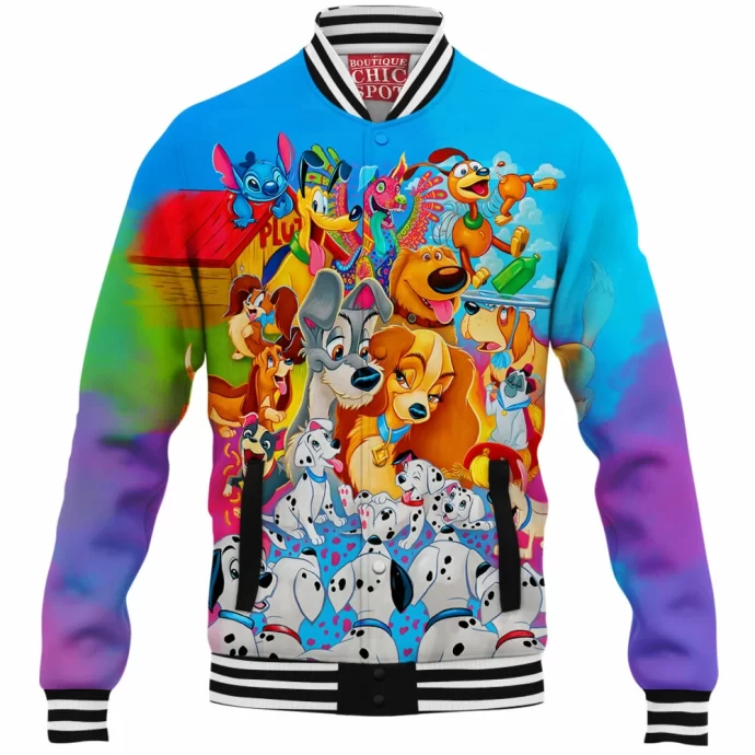 Disney Dogs Baseball Jacket