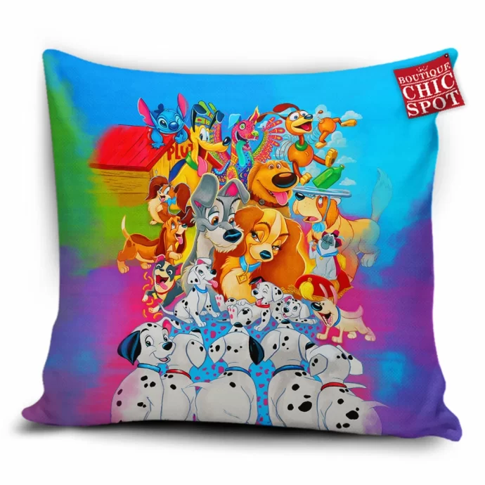 Disney Dogs Pillow Cover