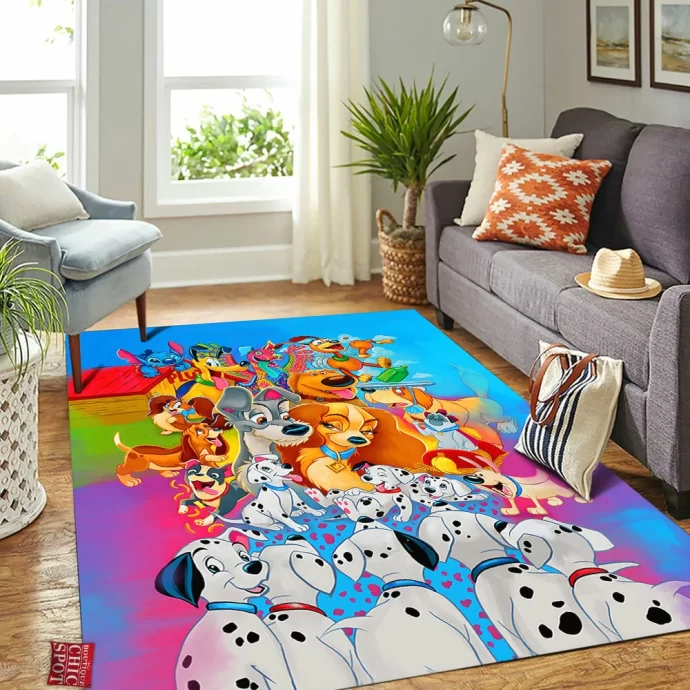 Disney Dogs Rectangle Rug