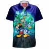 Animation Hawaiian-Shirt, Disney Hawaiian-Shirt, Donald Duck Hawaiian-Shirt, Goofy Hawaiian-Shirt, Mickey Mouse Hawaiian-Shirt