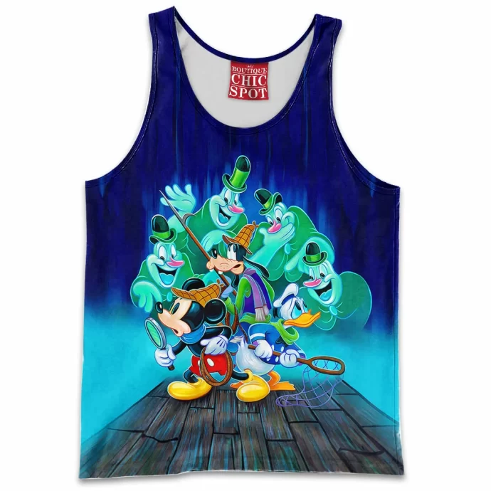 Mickey Mouse Goofy Donald Duck Tank Top