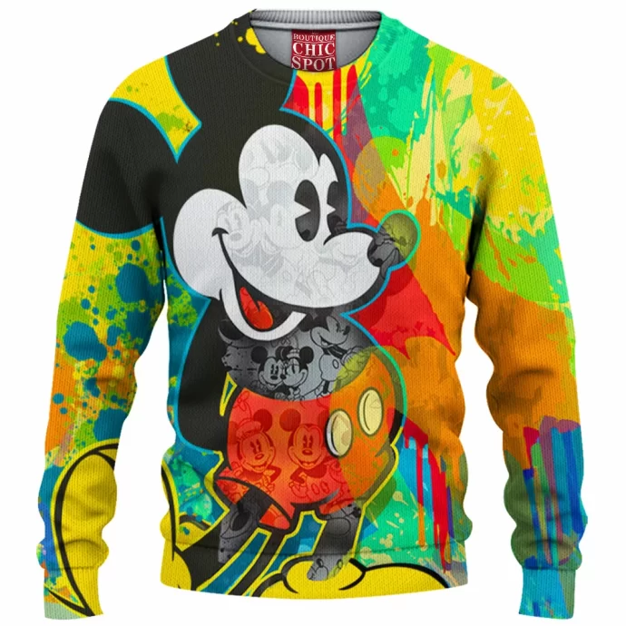 Mickey Mouse Knitted Sweater