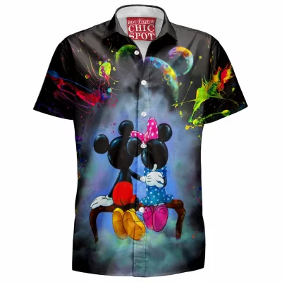 Animation Hawaiian-Shirt, Disney Hawaiian-Shirt, Mickey Mouse Hawaiian-Shirt