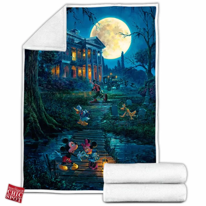 The Haunted Mansion Fleece Blanket