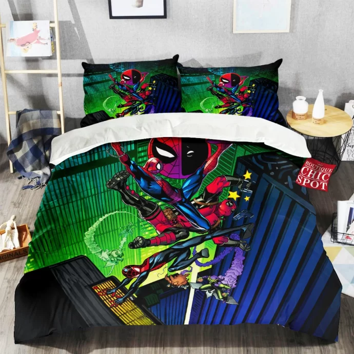 Spider-man Deadpool Bedding Set