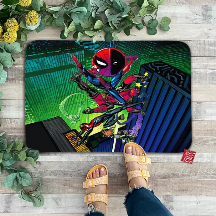 Spider-man Deadpool Doormat