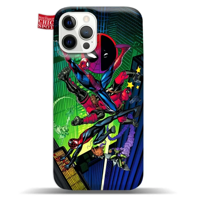 Spider-man Deadpool Phone Case Iphone