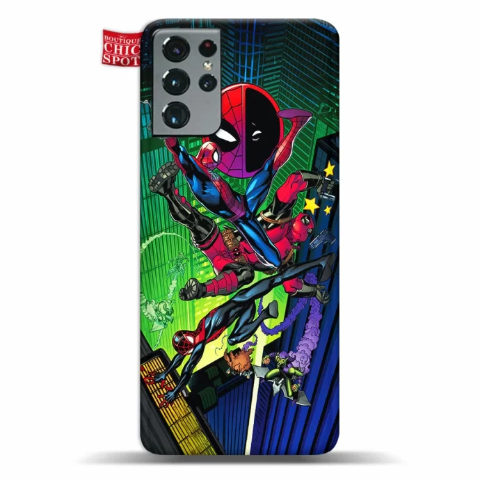 Spider-man Deadpool Phone Case Samsung