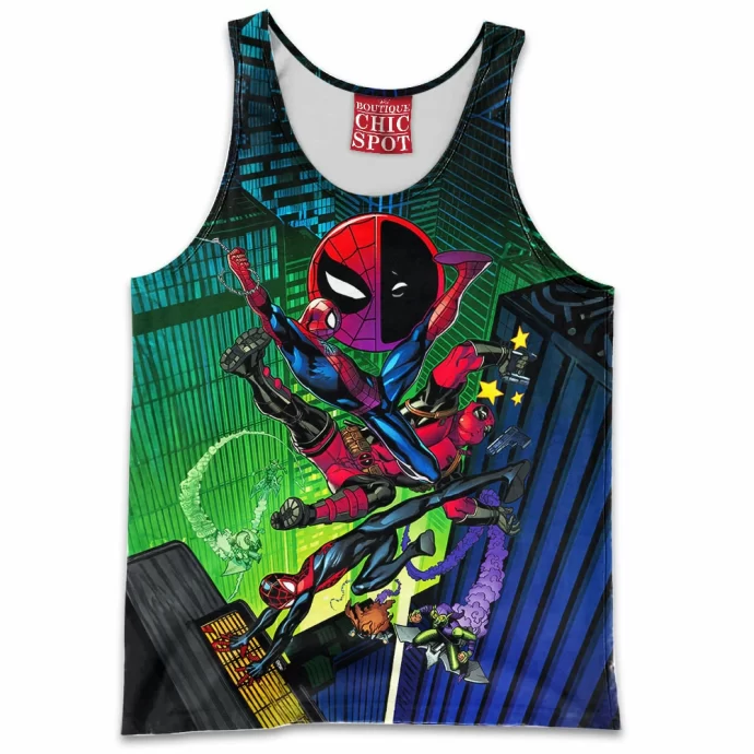 Spider-man Deadpool Tank Top