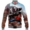 Comic Baseball-Jacket, Spider-man Baseball-Jacket, Venom Baseball-Jacket