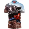 Comic Polo Shirt, Spider-man Polo Shirt, Venom Polo Shirt