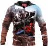 Comic Zip-Hoodie, Spider-man Zip-Hoodie, Venom Zip-Hoodie
