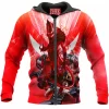 Comic Zip-Hoodie, Red Goblin Zip-Hoodie