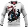 Carnage Fleece-Hoodie, Comic Fleece-Hoodie, Venom Fleece-Hoodie
