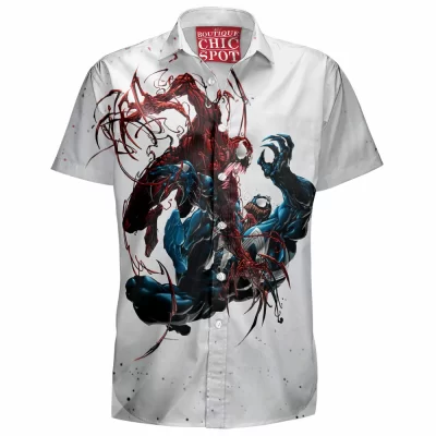 Carnage Hawaiian-Shirt, Comic Hawaiian-Shirt, Venom Hawaiian-Shirt