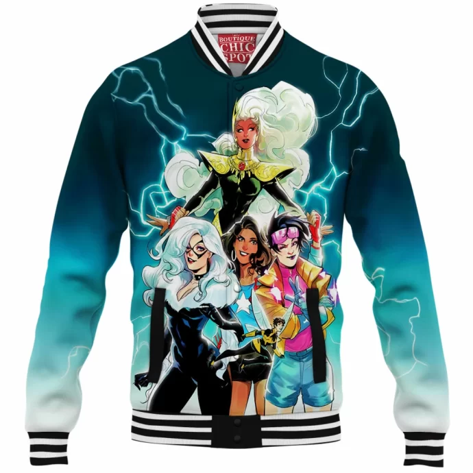 Women of Marvel Baseball Jacket