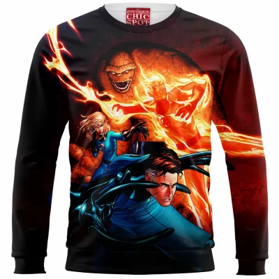 Comic Sweatshirt, Superhero Sweatshirt