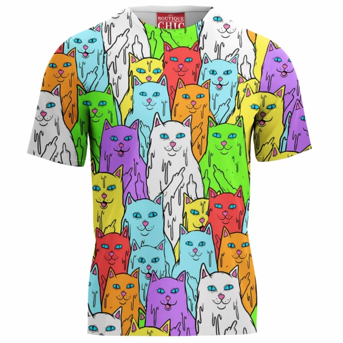 Rainbow Cat,Meows T-Shirt