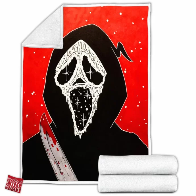 Ghostface Fleece Blanket