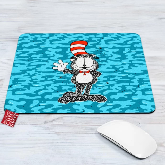 Garfield x The Cat,Meow in the Hat Mouse Pad