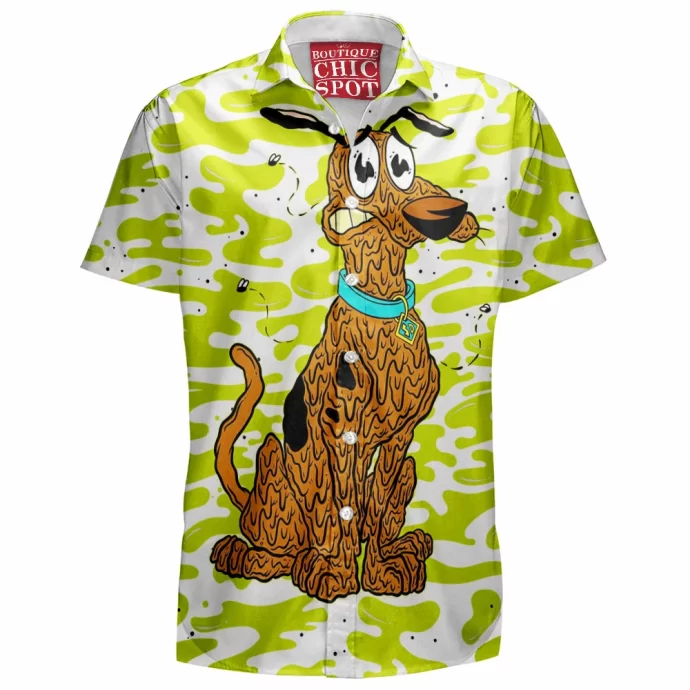 Scooby Doo x Courage the Cowardly Dog Hawaiian Shirt