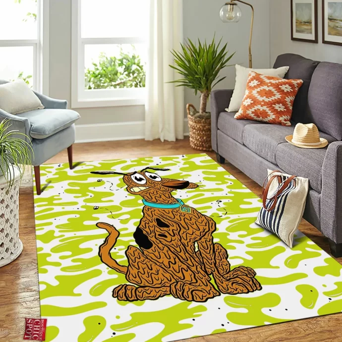 Scooby Doo x Courage the Cowardly Dog Rectangle Rug