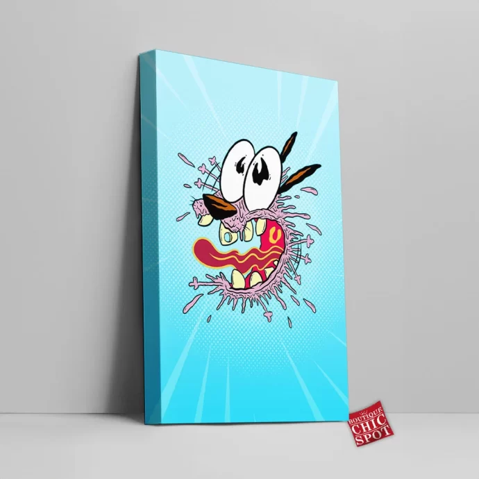 Courage the Cowardly Dog Canvas Wall Art