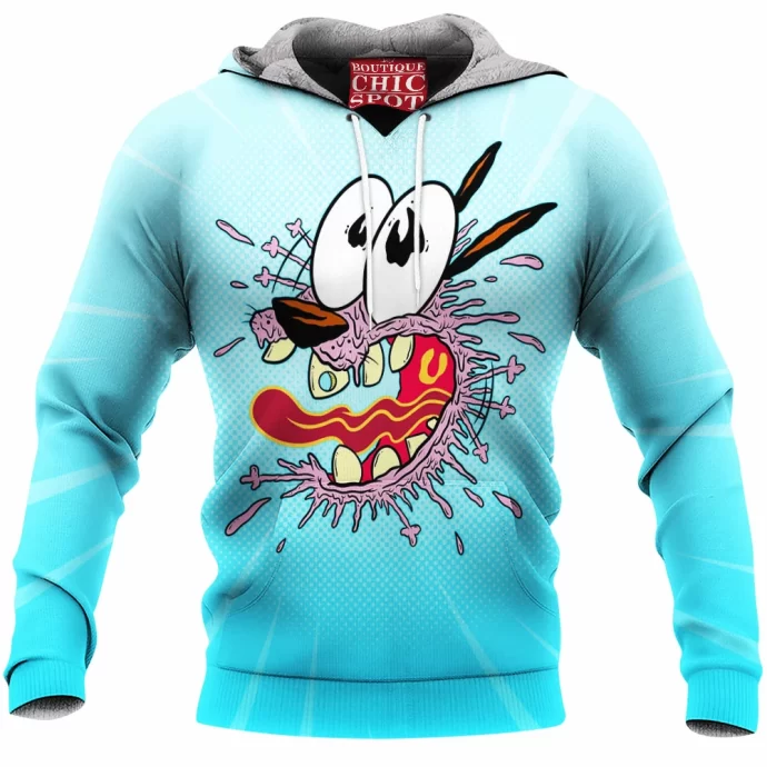 Courage the Cowardly Dog Fleece Hoodie