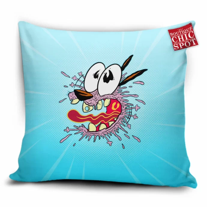 Courage the Cowardly Dog Pillow Cover