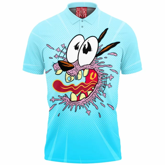 Courage the Cowardly Dog Polo Shirt