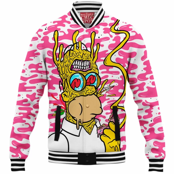 Homer Simpson Baseball Jacket