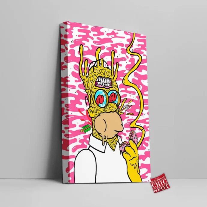 Homer Simpson Canvas Wall Art