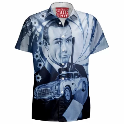 7 Hawaiian-Shirt, Movie Hawaiian-Shirt, James Bond Hawaiian-Shirt