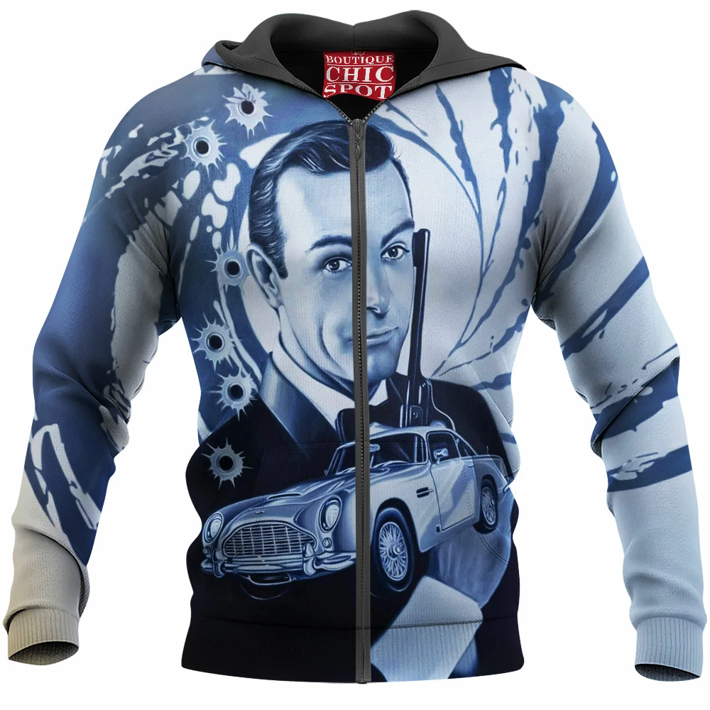 7 Zip-Hoodie, Movie Zip-Hoodie, James Bond Zip-Hoodie 1 M TU Boutique 6680 Zip Hoodie
