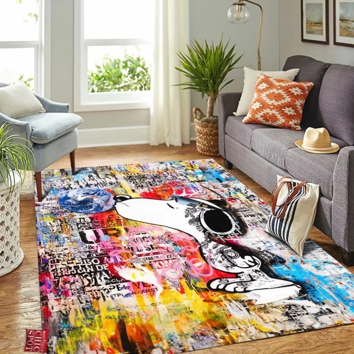 Snoopy Rectangle Rug