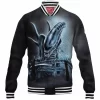 Alien Baseball-Jacket, Sci-Fi Baseball-Jacket
