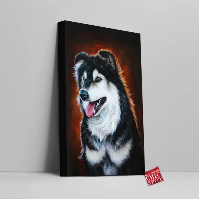 Dog Canvas Wall Art