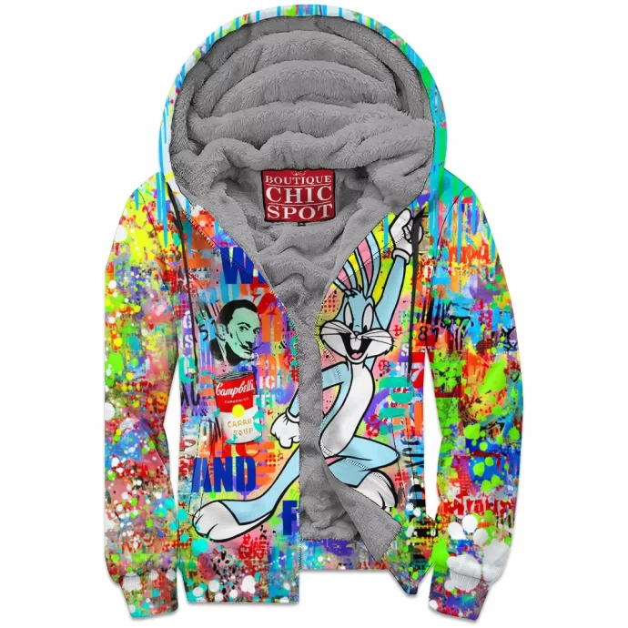 Bugs Bunny Zip Fleece Hoodie