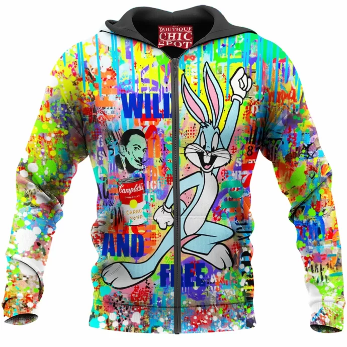 Bugs Bunny Zip Hoodie