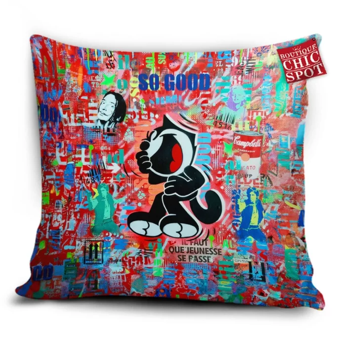 Felix The Cat Pillow Cover